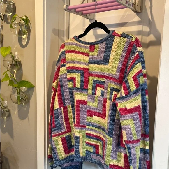 Talbots Multicolor Striped Zip up - Picture 4 of 4